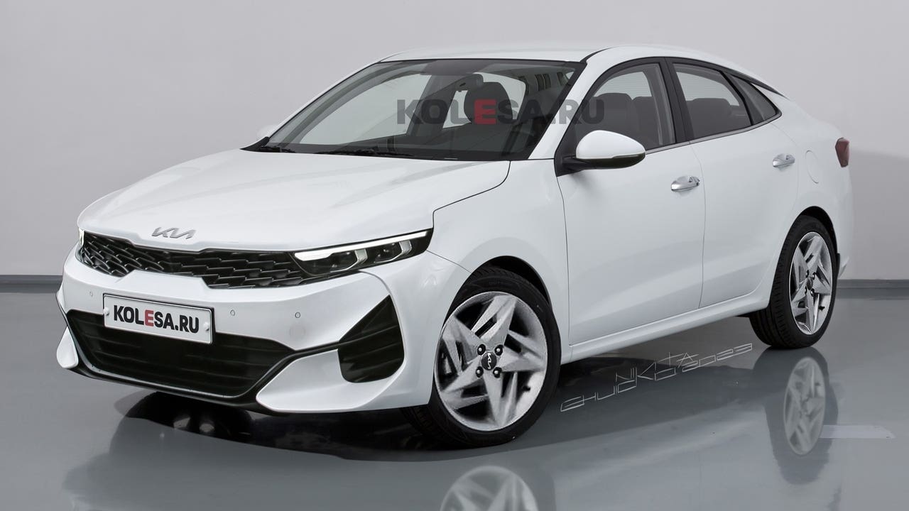 Nuova Kia Rio render Kolesa