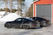 Porsche 911 Turbo 2024 prototipo foto spia