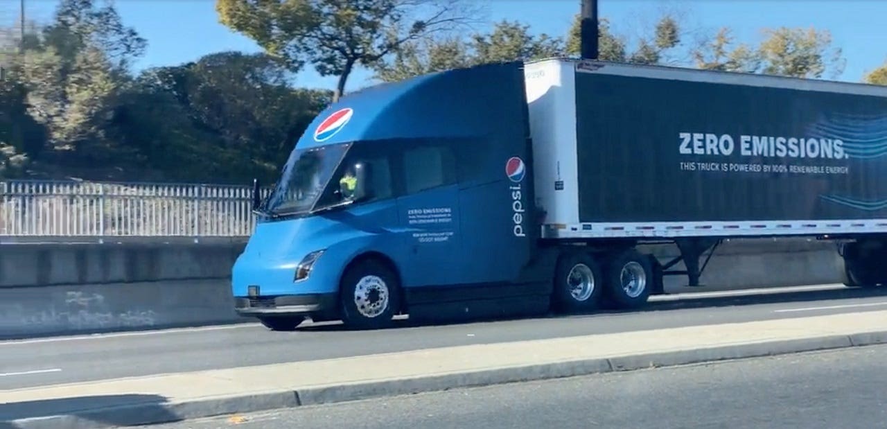 Tesla Semi Pepsi