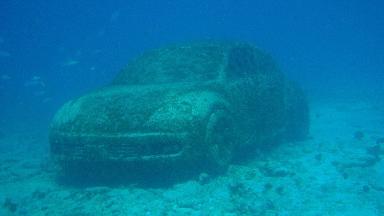 Volkswagen sott'acqua