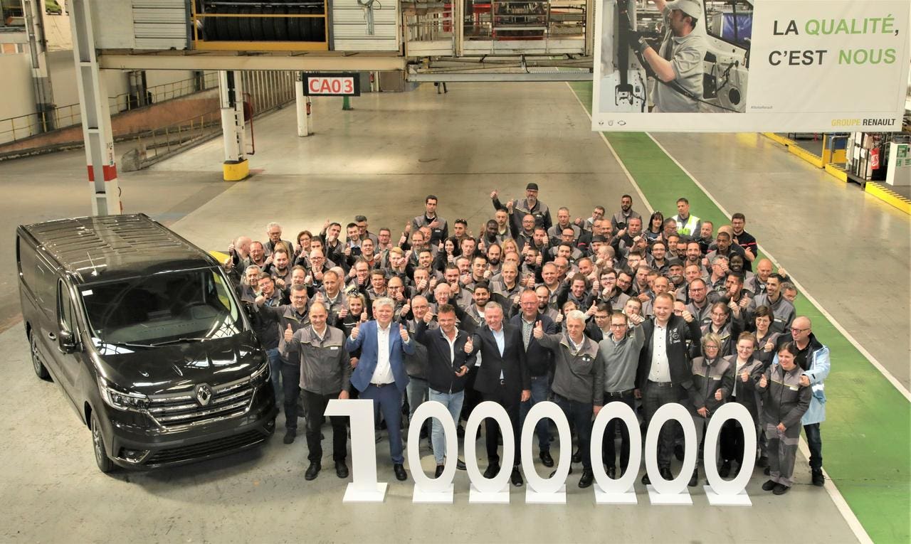 Renault Trafic milionesimo esemplare