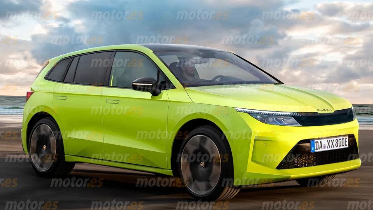 Skoda Elroq render