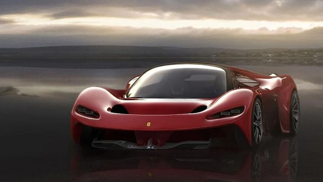 Ferrari hypercar render