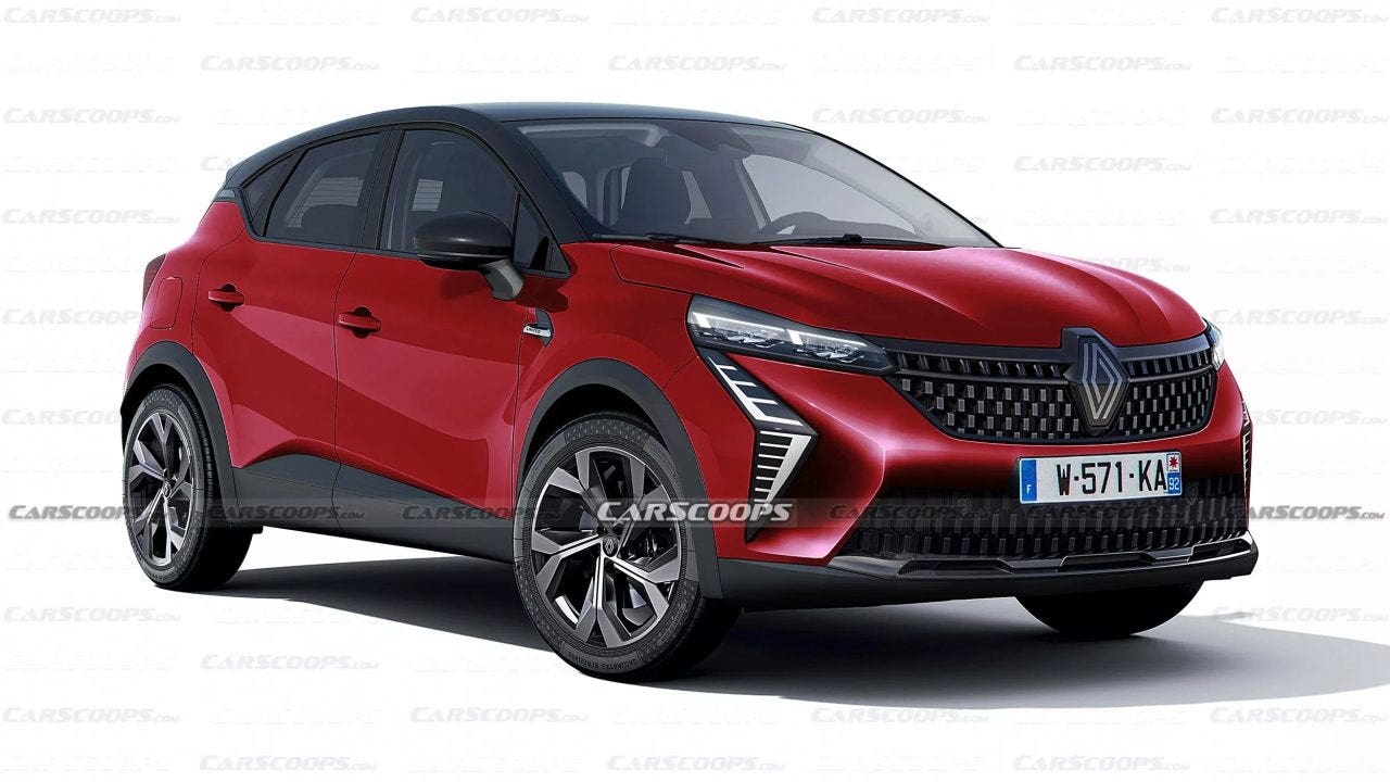 Renault Captur 2024 render