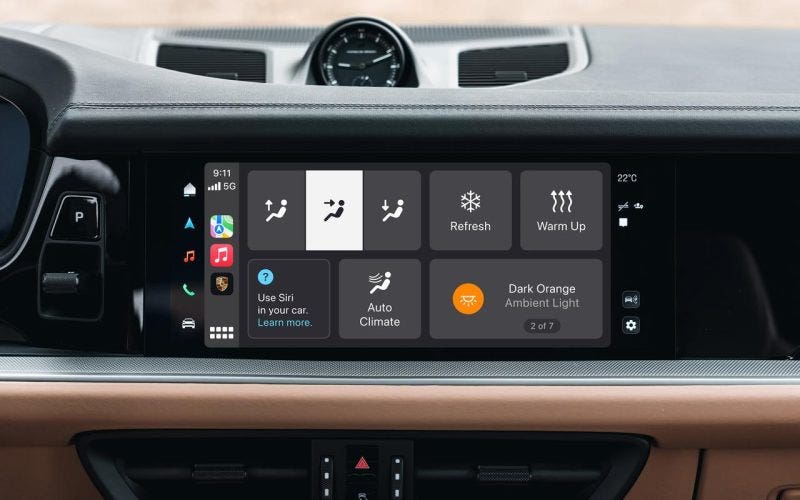 App My Porsche Apple CarPlay