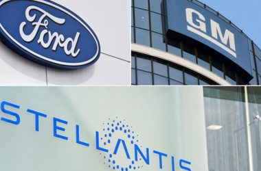 Stellantis Ford General Motors loghi