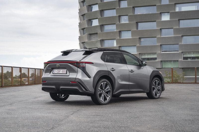 Toyota bZ4X grey