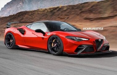 Alfa Romeo supercar render