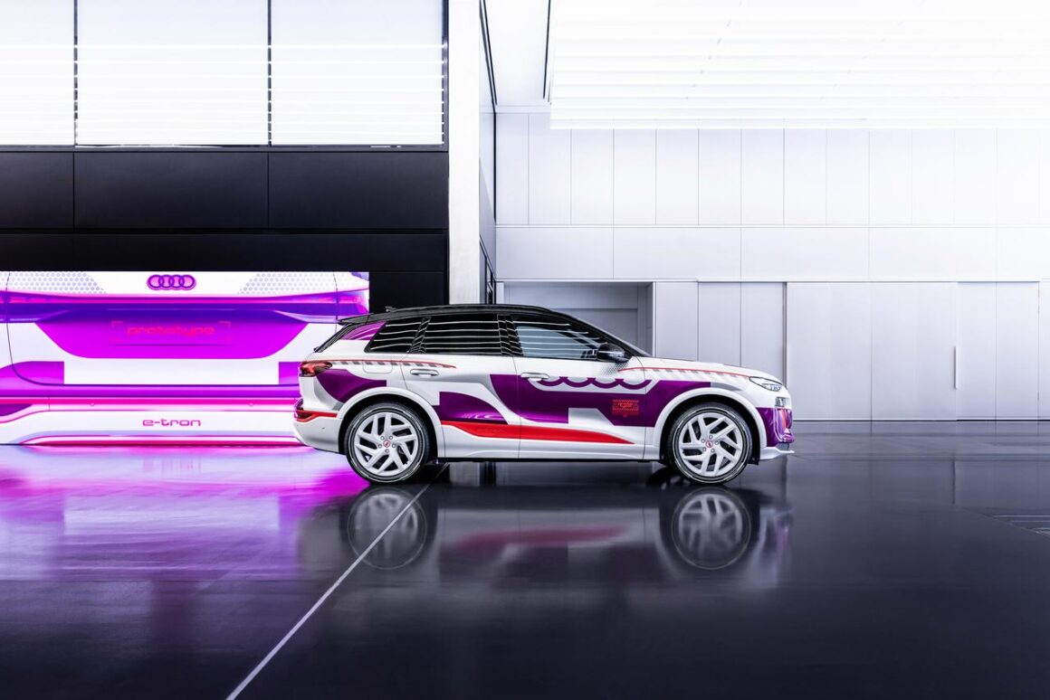 Audi Q6 e-tron prototipo teaser