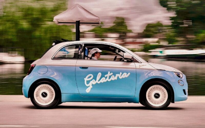 Fiat 500e Gelateria