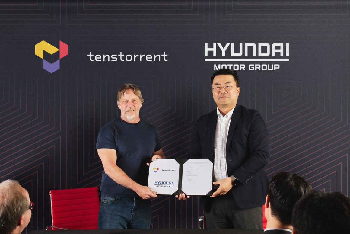 Hyundai Motor Group Tenstorrent investimento intelligenza artificiale