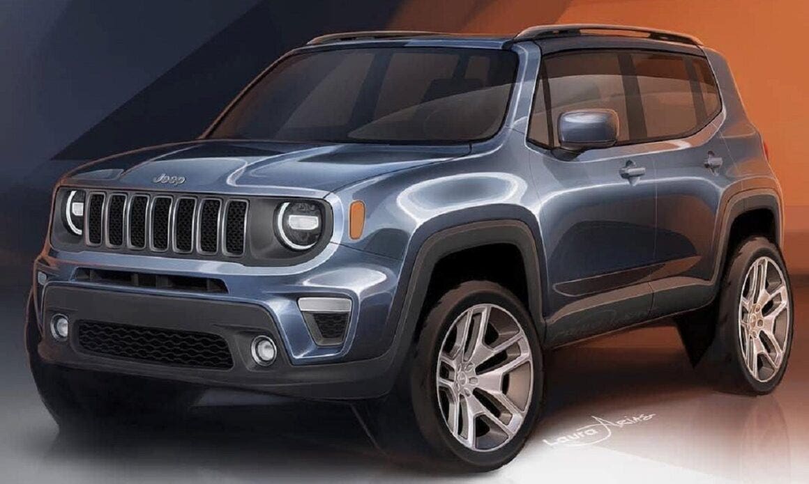 Jeep Renegade 2025 render