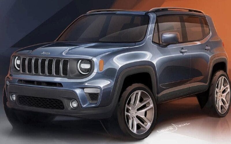 Jeep Renegade 2025 render