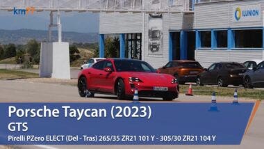 Porsche Taycan GTS test alce
