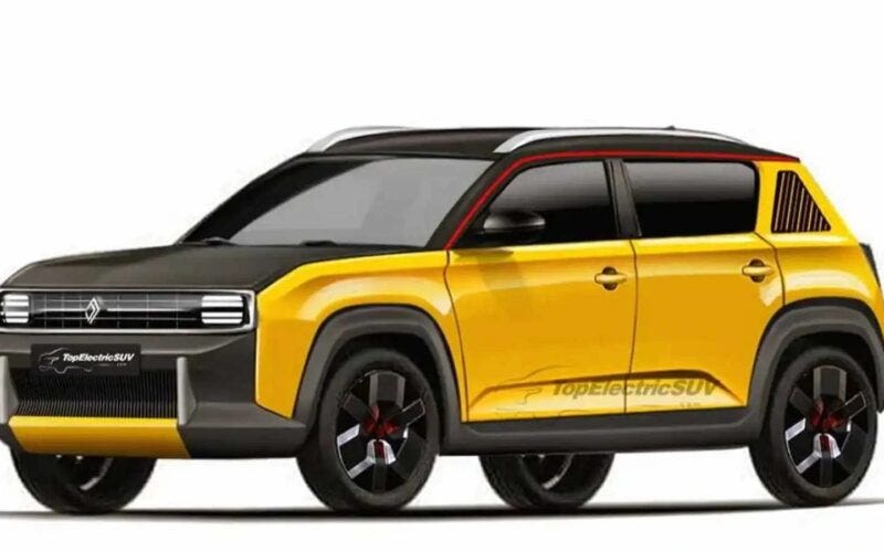 Renault 4 2025 render