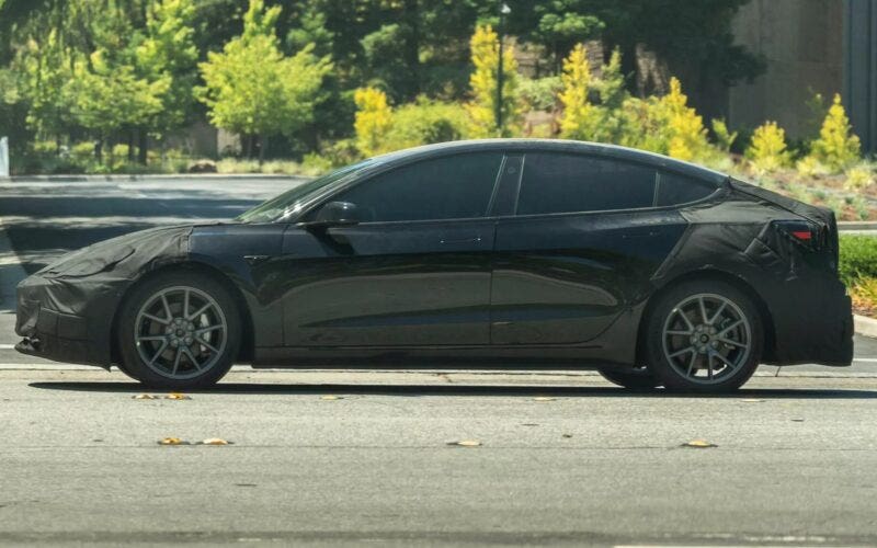 Tesla Model 3 restyling