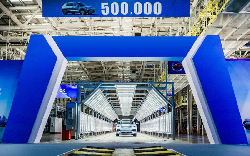 BYD Atto 3 500.000 esemplare