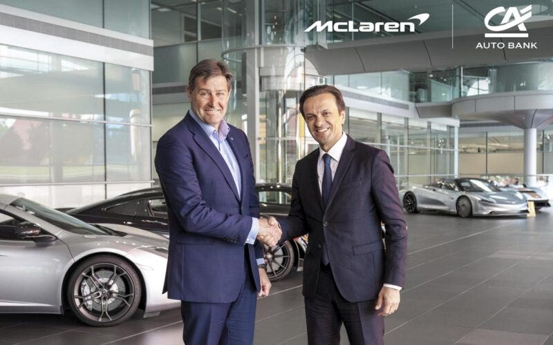 McLaren CA Auto Bank partnership