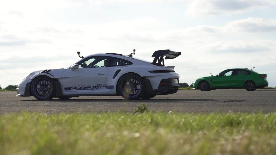 Porsche 911 GT3 RS vs BMW M3 CS