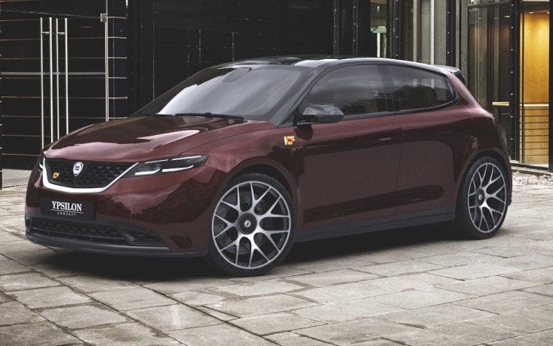 Lancia Ypsilon HF 2025 render