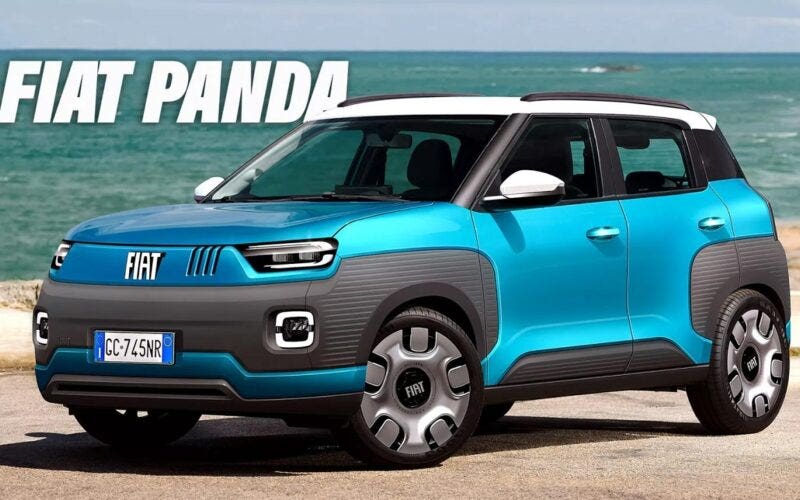 Nuova Fiat Panda elettrica