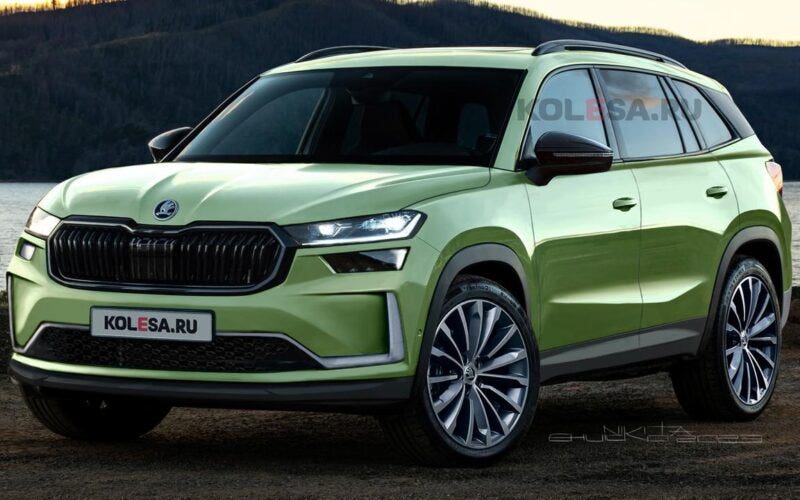 Skoda Kodiaq 2024 render Kolesa