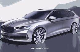 Skoda Superb 2024 bozzetti