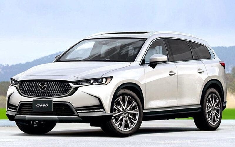 Mazda CX-80 2024 render