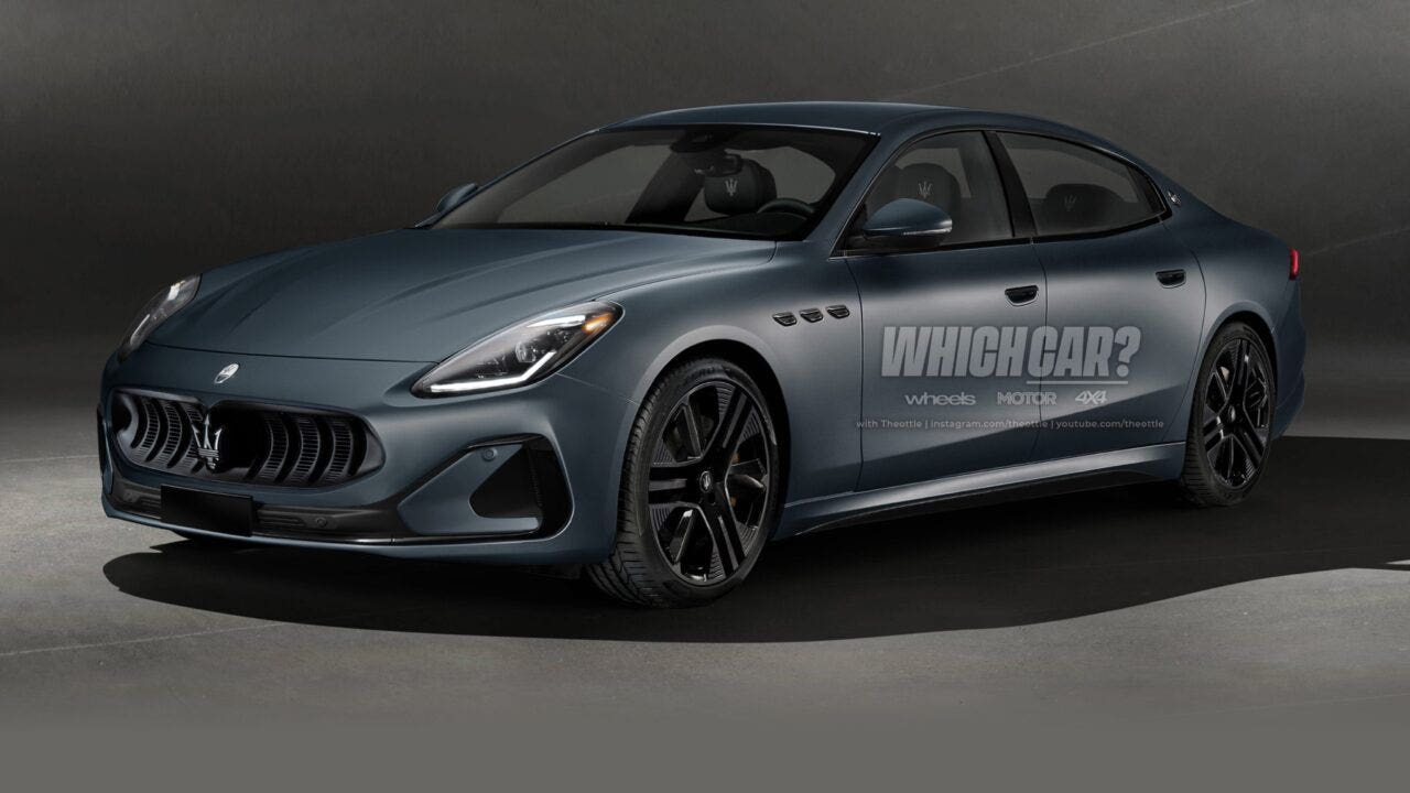 Maserati Quattroporte 2024 render