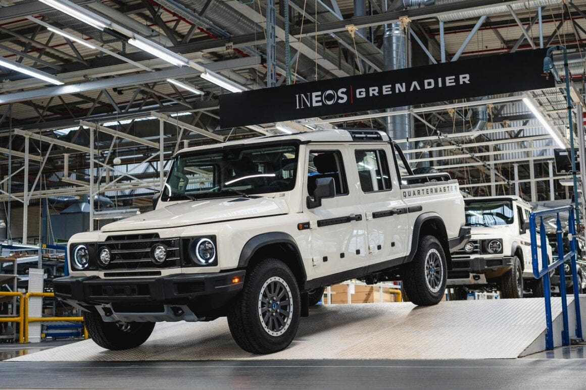 Ineos Grenadier Quartermaster inizio produzione