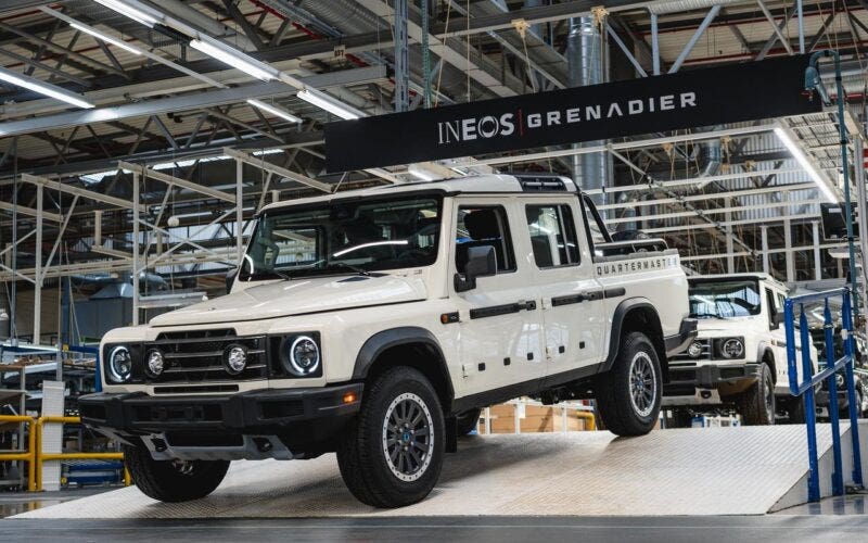 Ineos Grenadier Quartermaster inizio produzione