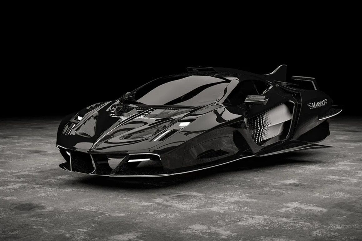 Auto volante Mansory
