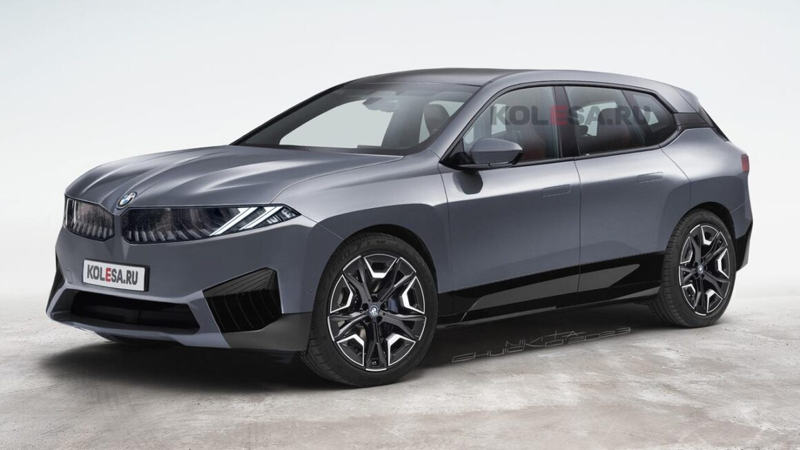 BMW iX3 2025 render Kolesa