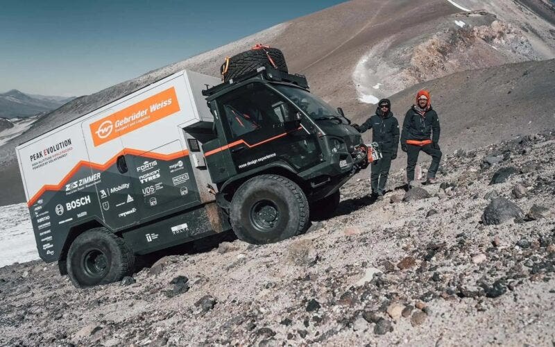 Camion a energia solare