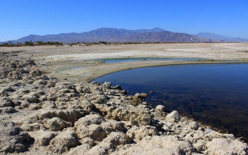 Litio nel lago Salton
