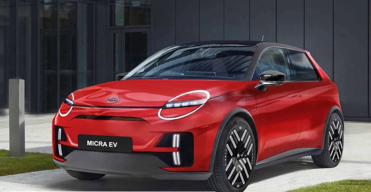 Nissan Micra 2024 render