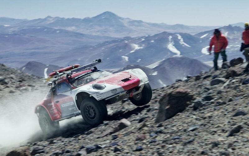 Porsche 911 record mondiale altitudine