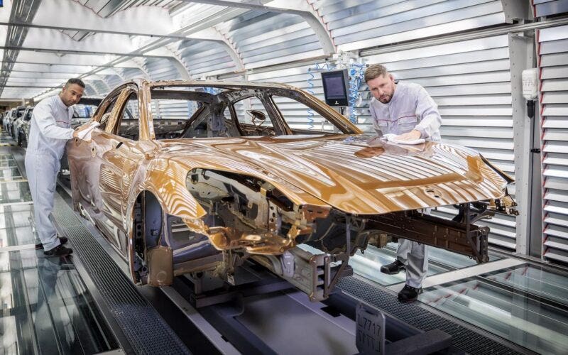 Porsche stabilimento Lipsia