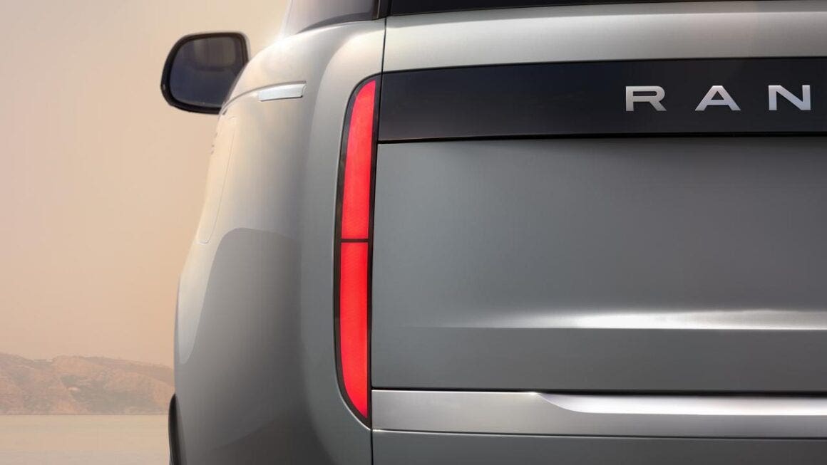 Range Rover Electric teaser