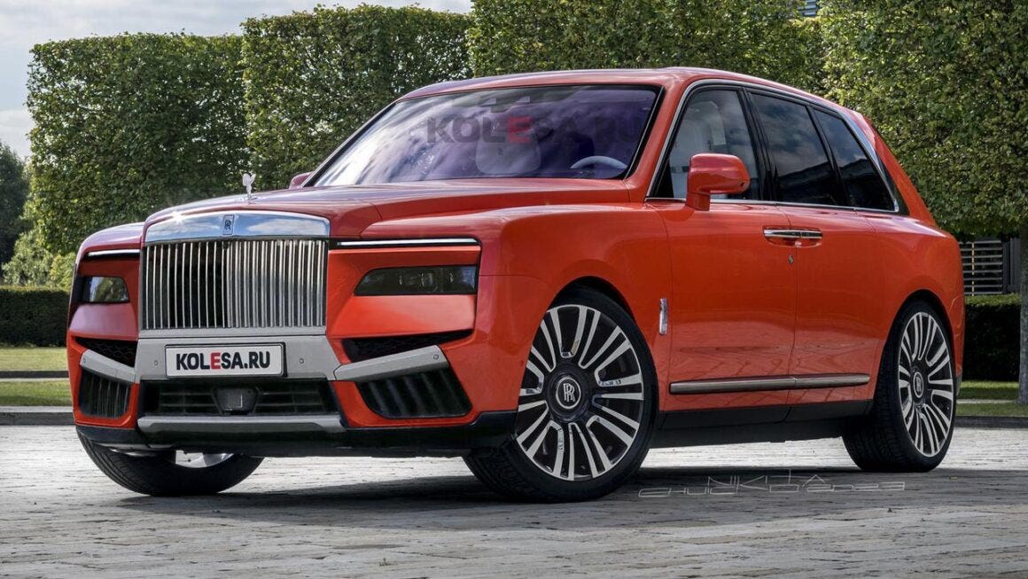 Rolls-Royce Cullinan 2025 render Kolesa