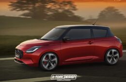 Suzuki Swift tre porte render X-Tomi Design