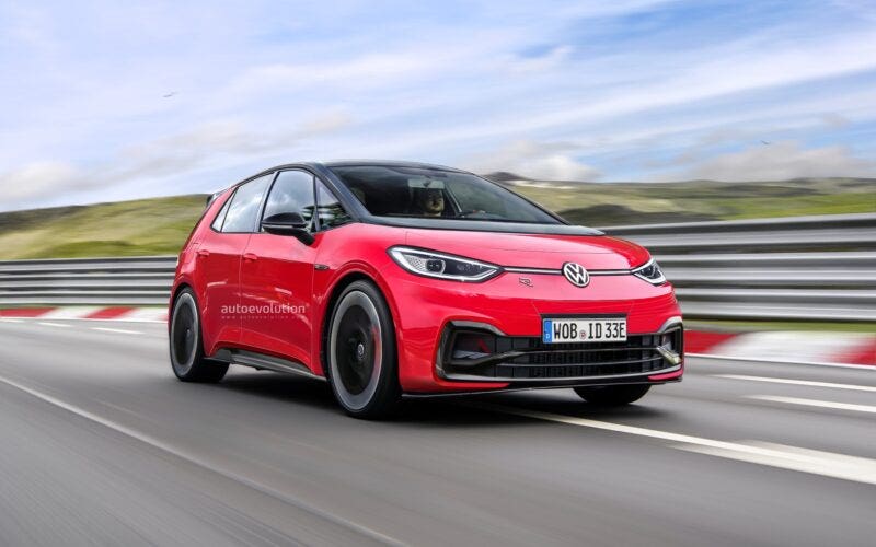 Volkswagen ID.3 GTX 2024 render