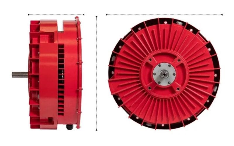 Motore elettrico flusso assiale Infinitum