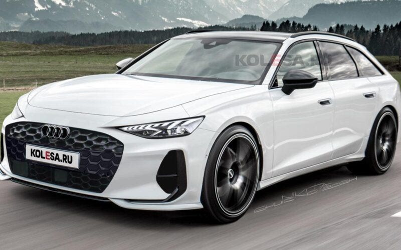 Audi A7 Avant 2025 render Kolesa