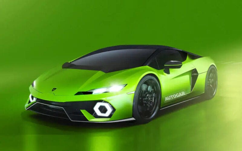 Lamborghini Huracan successore render Autocar