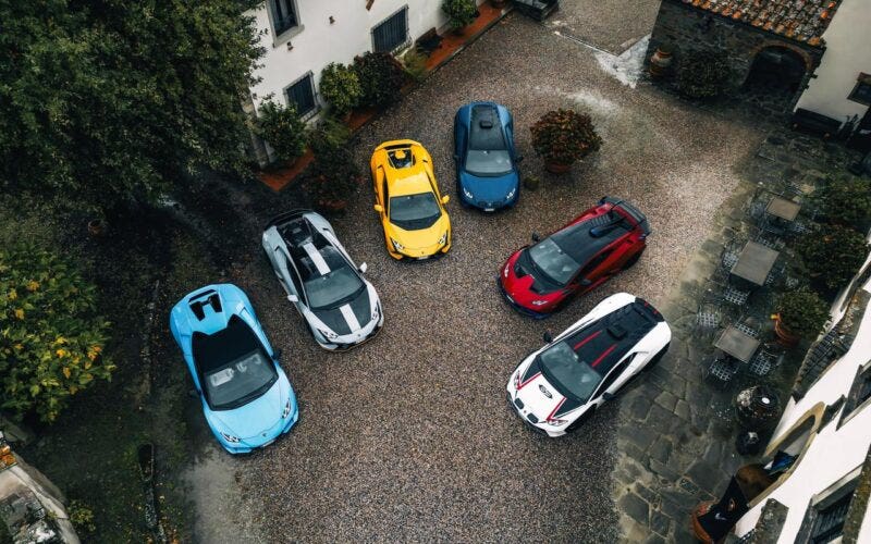 Lamborghini Huracan viaggio omaggio