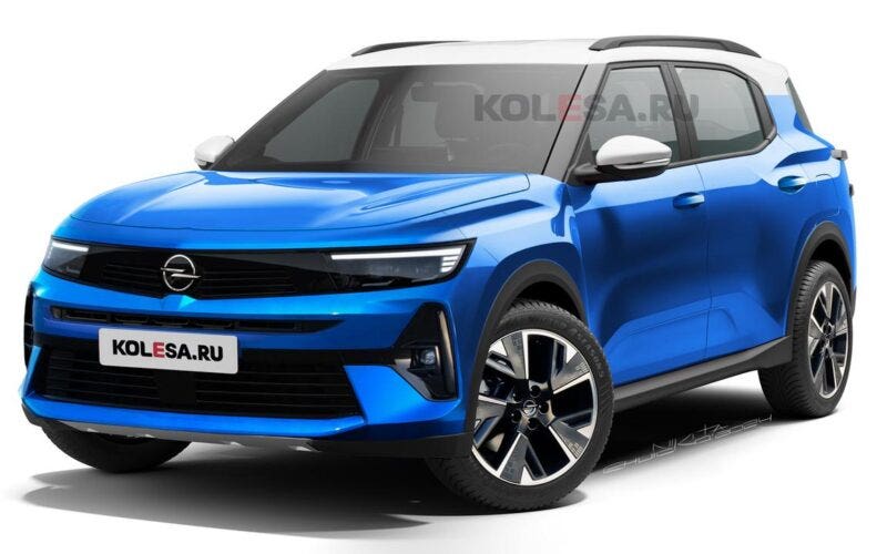 Opel Frontera 2025 render Kolesa