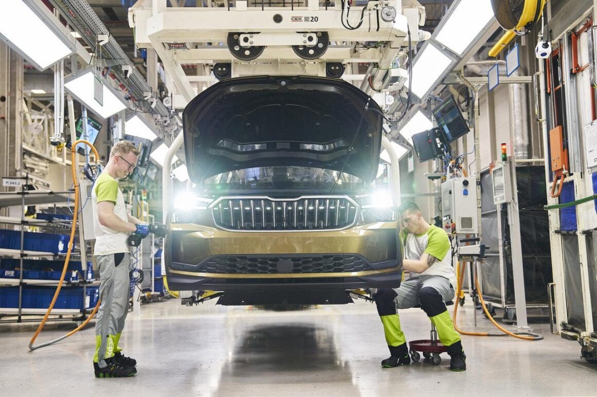 Skoda Kodiaq 2024 produzione Kvasiny