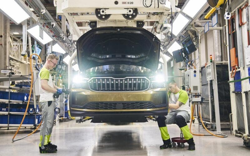 Skoda Kodiaq 2024 produzione Kvasiny