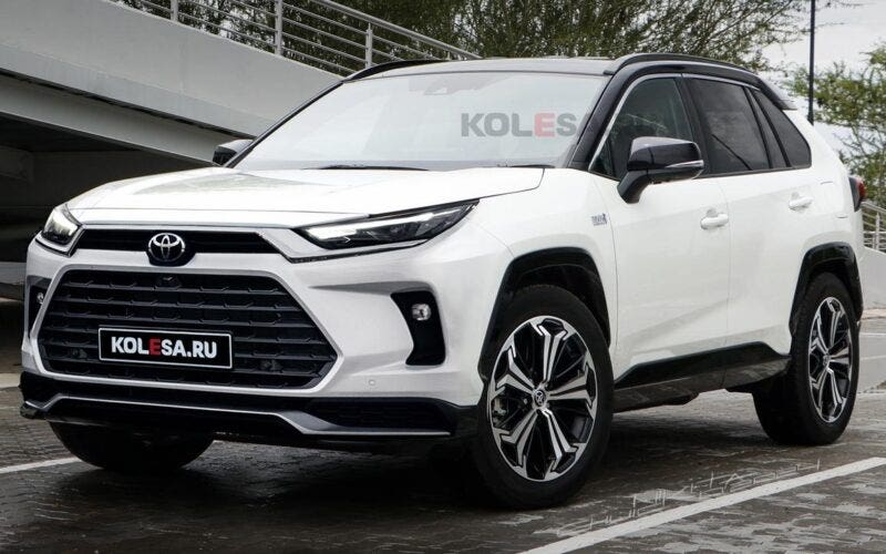 Toyota RAV4 2025 render Kolesa